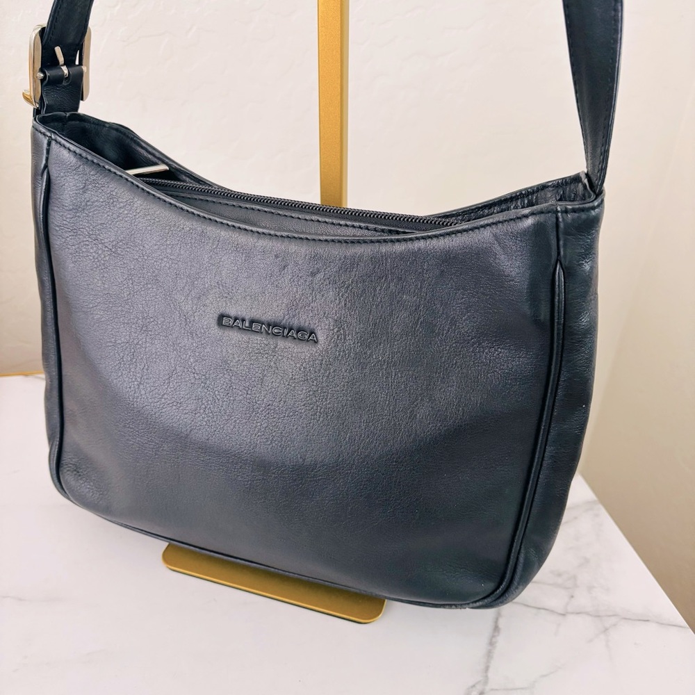 Balenciaga Black Leather‎ Women’s Shoulder Bag Luxury Designer - Picture 2 of 11